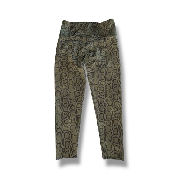 ONZIE Leopard High-rise leggings - Green/Black Large - Picture 4 of 11